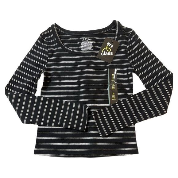 Nwt girls art class striped long sleeve shirt - Picture 1 of 1